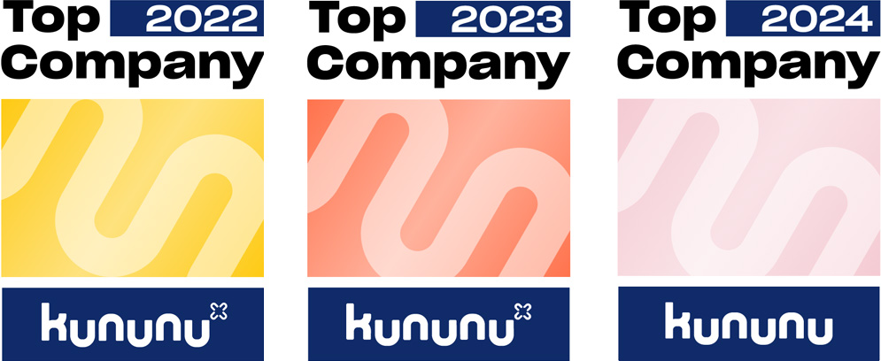 Auszeichnung TOP Company 2022, 2023 und 2024
